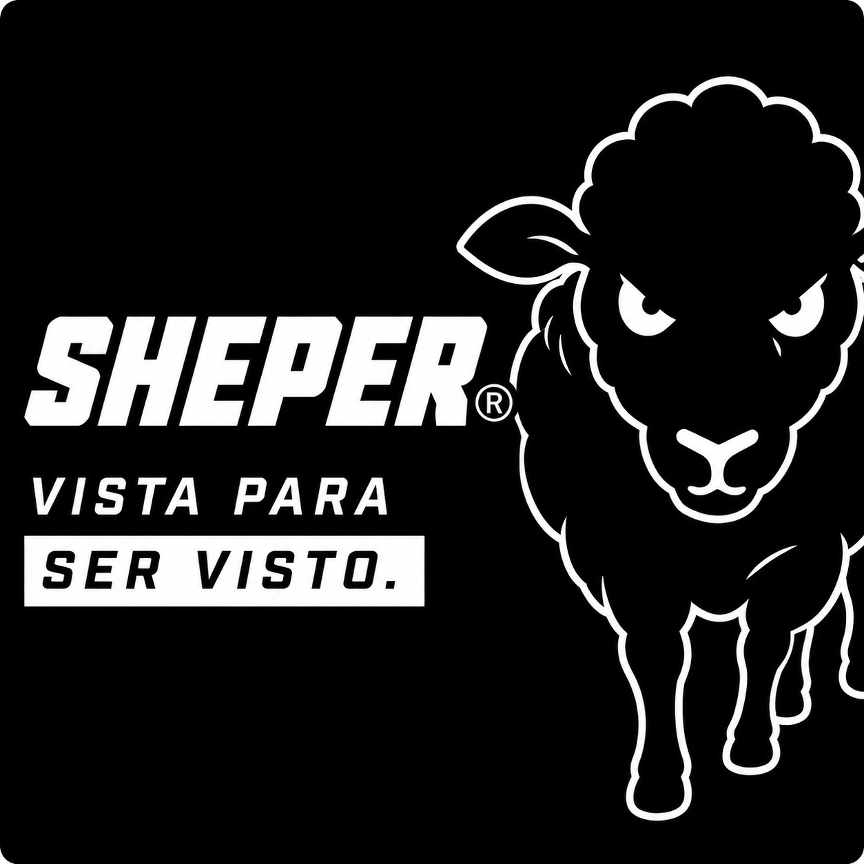 Capa oficial do curso Vista para ser Visto: logo Sheper e a ovelha negra